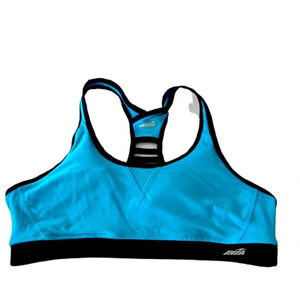 Avia Women's Active Teal Green Racer Sports Bra Large.